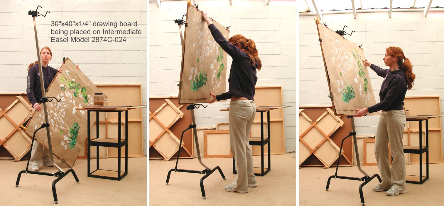 Intermediate Easel with drawing board